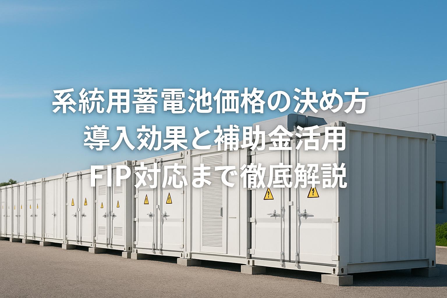 系統用蓄電池 価格