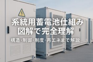 系統用蓄電池仕組み図解で完全理解｜構造・制御・制度・再エネまで解説